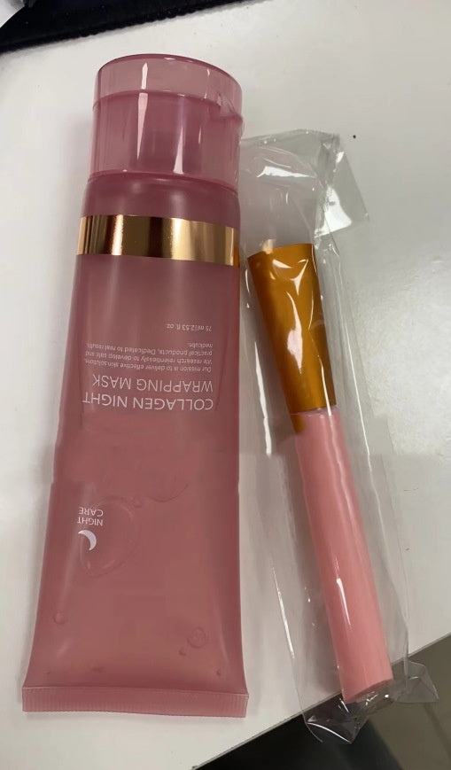 Face Night Mask Collagen Wrapping Mask Firming Elasticity & Hydration Anti-wrinkle For Skin Care