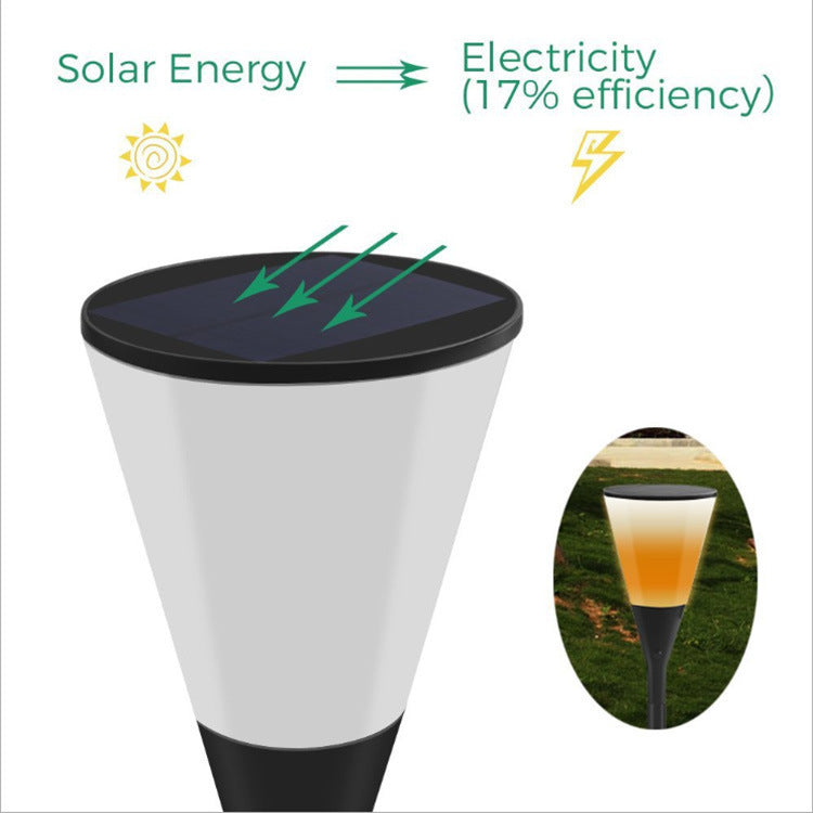 Solar Flame torch outdoor induction light