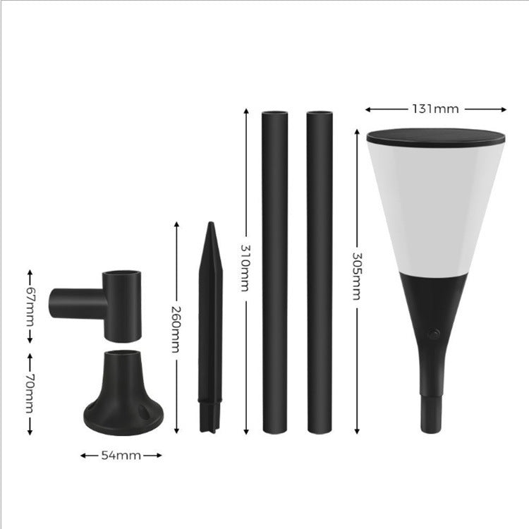 Solar Flame torch outdoor induction light