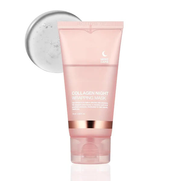 Face Night Mask Collagen Wrapping Mask Firming Elasticity & Hydration Anti-wrinkle For Skin Care